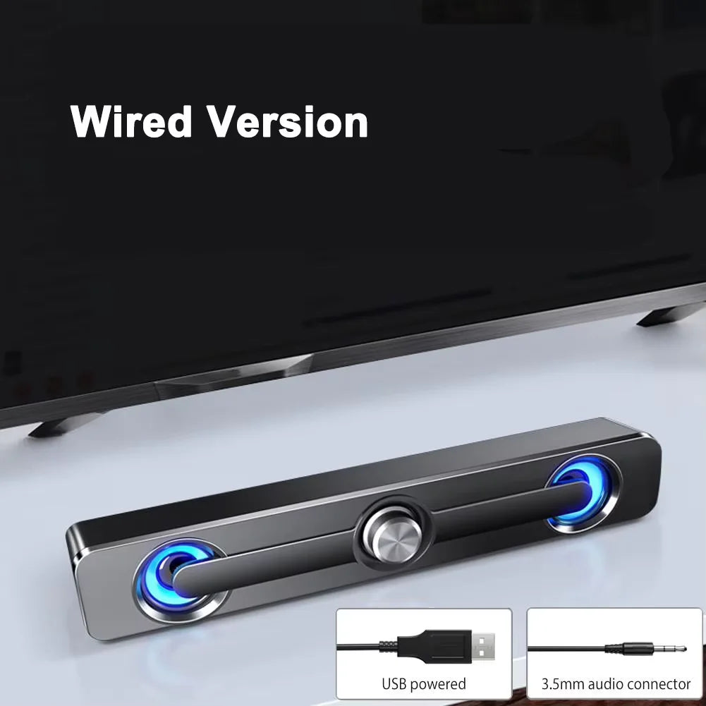 La foto muestra las formas de conexion que tiene  USB y  3.5 mm audio coneccion