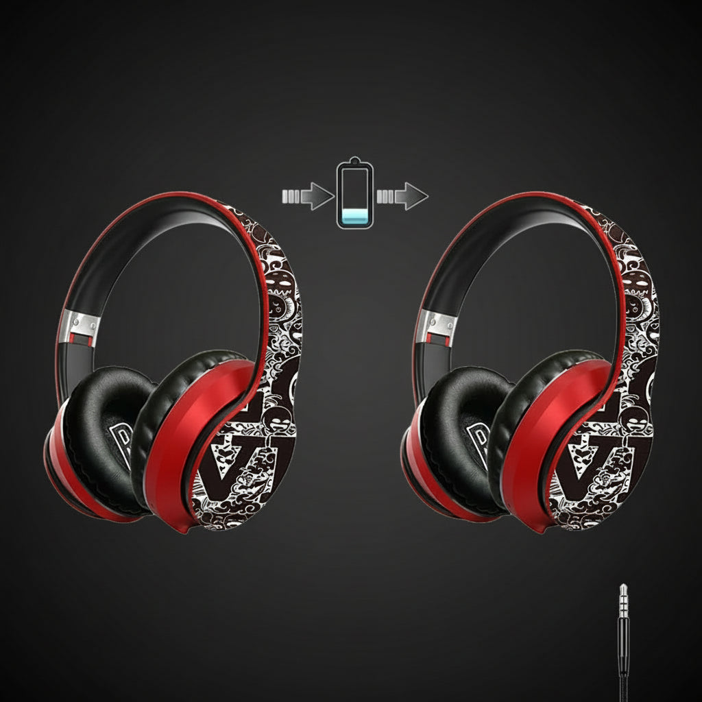 Foto de los cascos plegables en color rojo