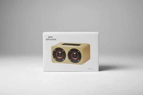 Altavoz Bluetooth de Madera 6W | Subwoofer Portátil HiFi